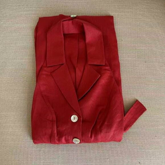 Reformation Red Midi Dress - Picture 5 of 10